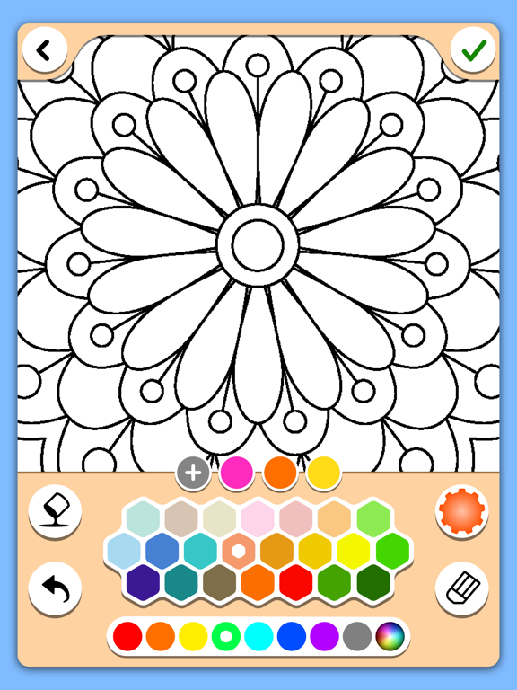 Screenshot #6 pour Mandala Coloring Pages Game