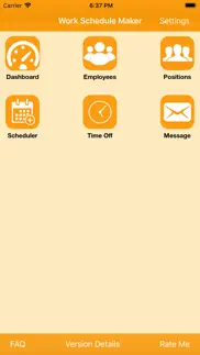 work schedule maker iphone screenshot 1