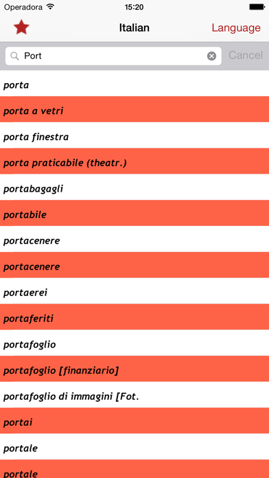 Screenshot #1 pour Dictionary English Italian Eng