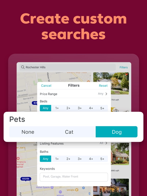 Trulia Rentals iPad screenshot 4 - Lifestyle app