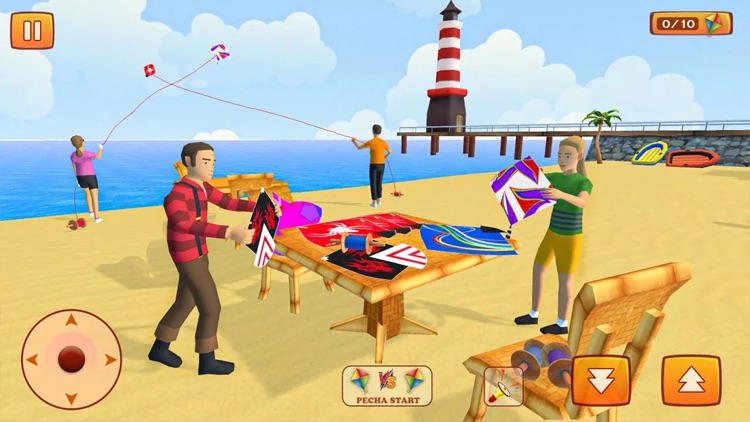 Praia Kite Flying Challenge Kite Games 3D - Flying Kite Sim: Kite para  crianças  Kite Flying Basant Festival Ultimate Kite Battle Offline -  Superhero Kite Flying Simulator - Pipa Kite Flying