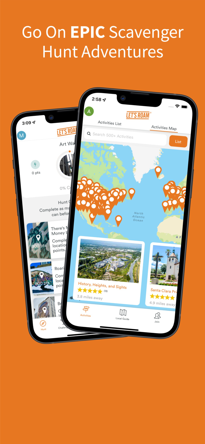 Lets Roam Scavenger Hunts