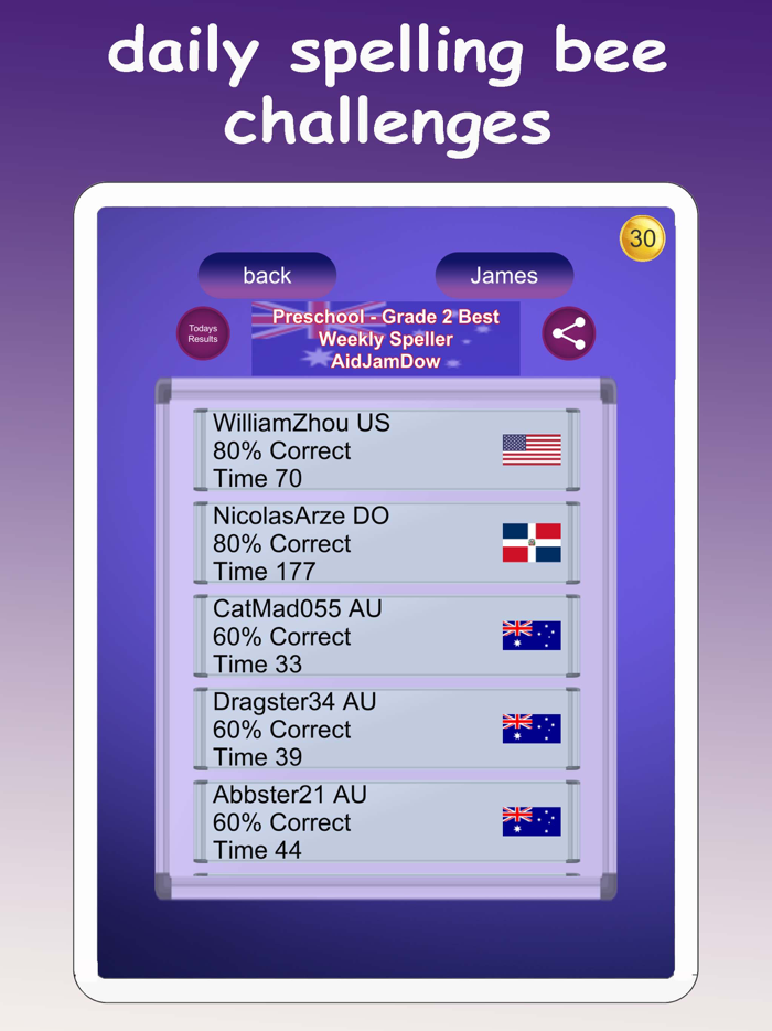 Spelling Bee Games and Tests