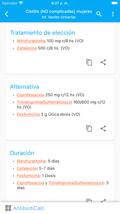 AntibioticApp Screenshot