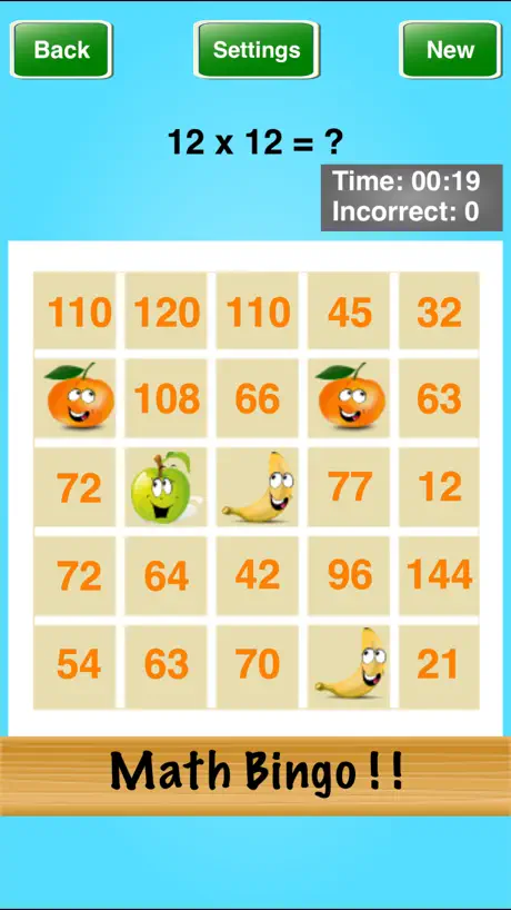 Math Bingo ! !