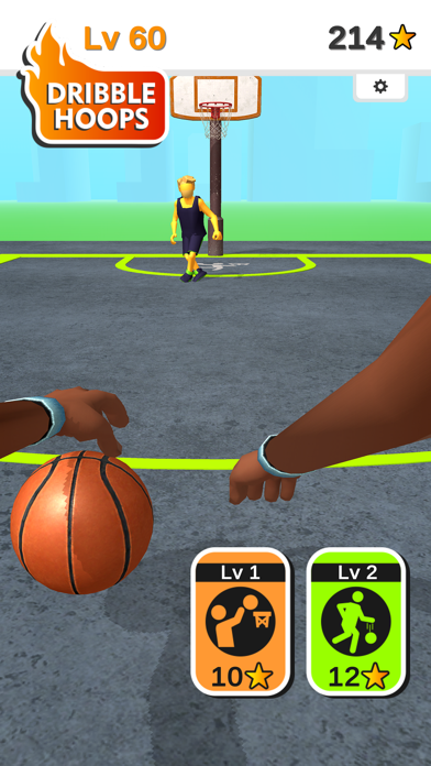 screenshot of Dribble Hoops 7