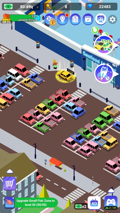 Idle Seafood Market -Tycoon Screenshot