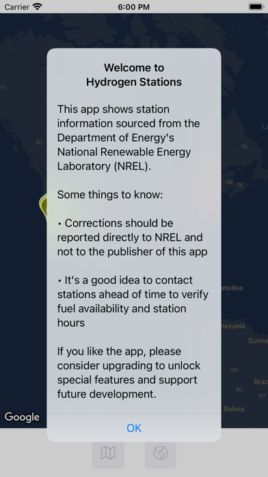 Hydrogen Stations USA Screenshot