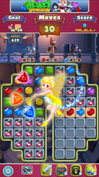 Jewel Dungeon Match 3 Screenshot