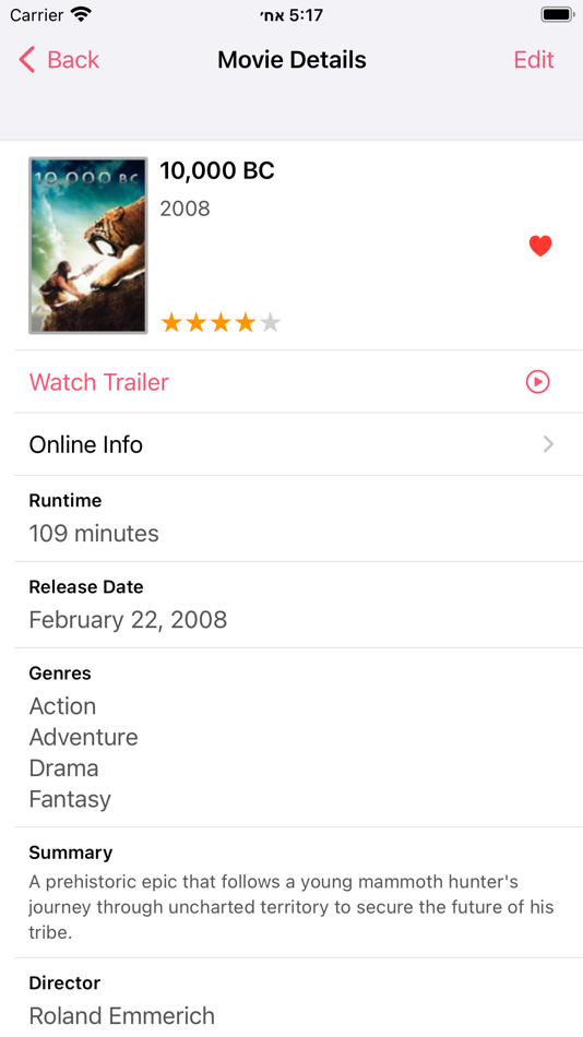 #5. MovieBuddy Pro: Movie Tracker (iOS) 由: Kimico, Ltd.