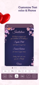 Invitation Maker With Photos screenshot #4 for iPhone