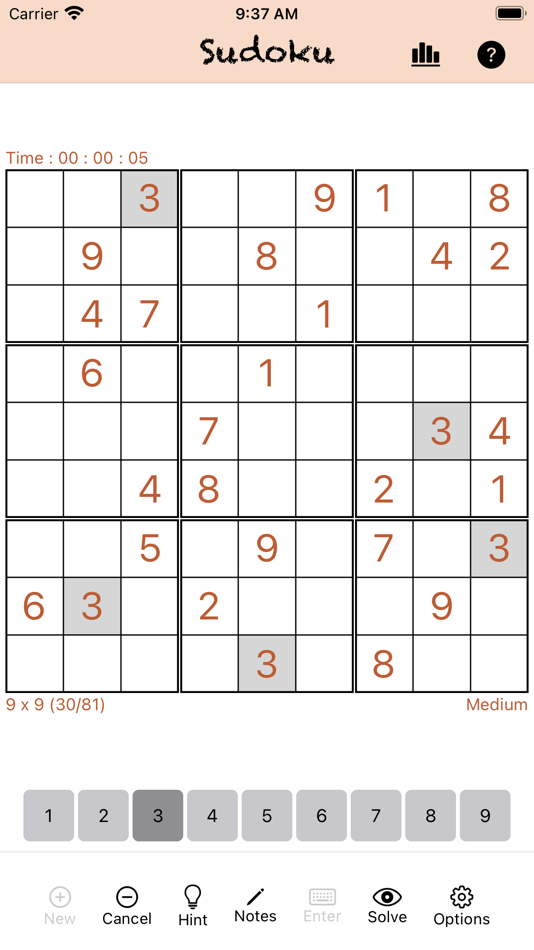 #3. Flex Sudoku (iOS) 게시자: Jatinder Gogna