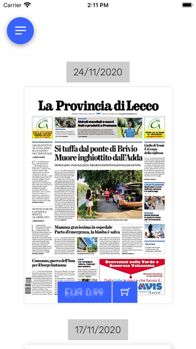 La Provincia di Lecco Digital Screenshot