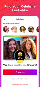 TwinCeb - Celebrity Look Alike screenshot #1 for iPhone