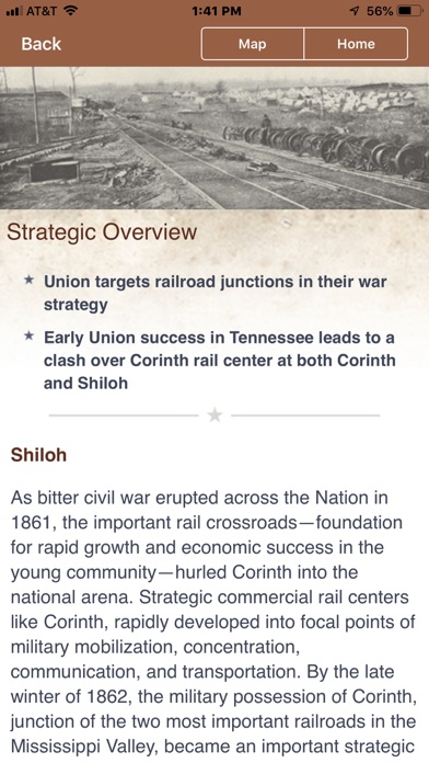 Shiloh Battle App Screenshot