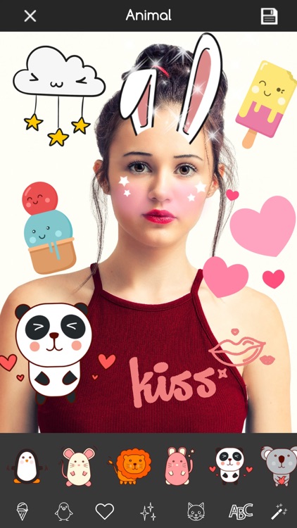 Picture store editor stickers