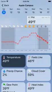 forecast bar - weather + radar iphone screenshot 3