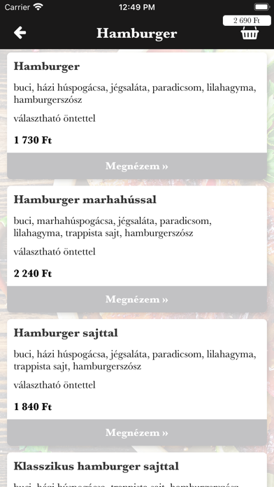 Nagymajtényi Csikós Falatozó Screenshot