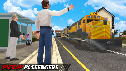 Hilly Train Taxi Adventure Screenshot