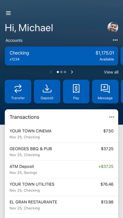 Commercial Bank App Screenshot