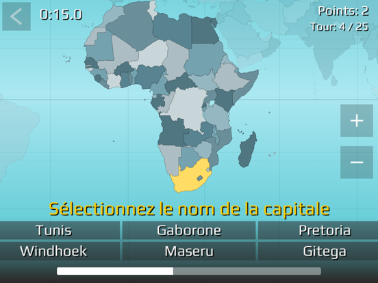 Screenshot #5 pour World Map Quiz (Qbis Studio)