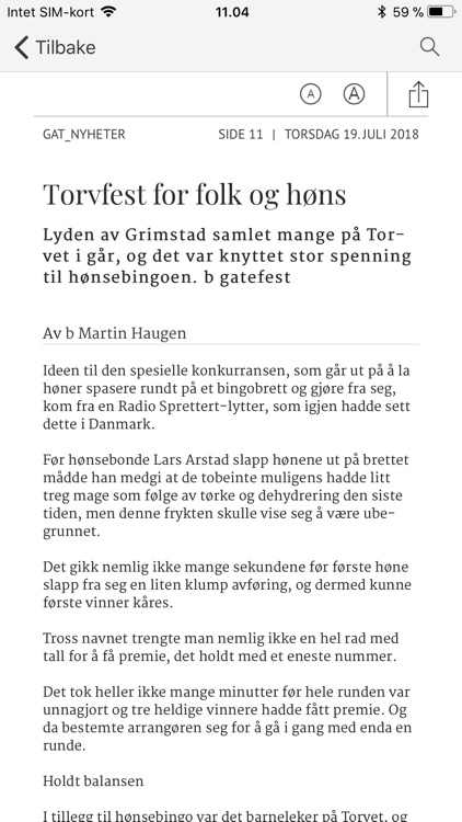 Grimstad Adressetidende eAvis