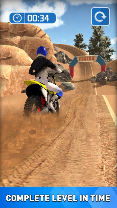 Dirt Bike Motor Racer Stunt 3D Screenshot