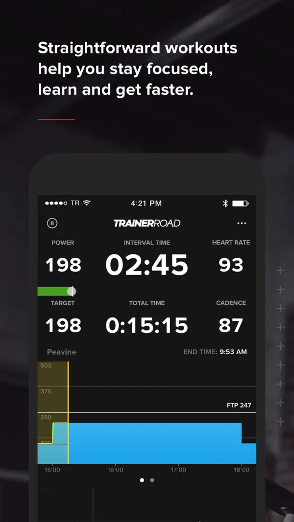 TrainerRoad iPhone App Screenshot 5 – Gesundheit & Fitness