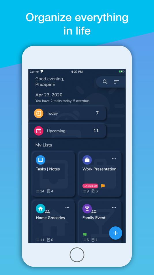 #1. HibiDo: Todo, Calendar & Notes (iOS) 由: Sixbytes PLT
