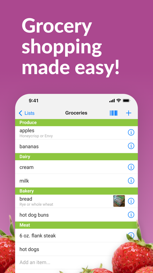 Our Groceries Shopping List - 5.5.1 - (iOS)