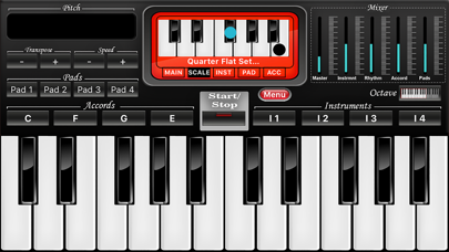 Screenshot #2 pour Keyboard Instrument Simulator