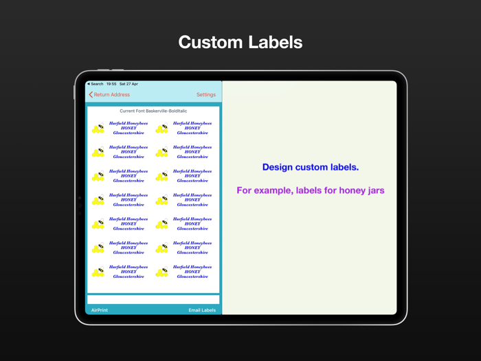 Address Labels and Envelopes