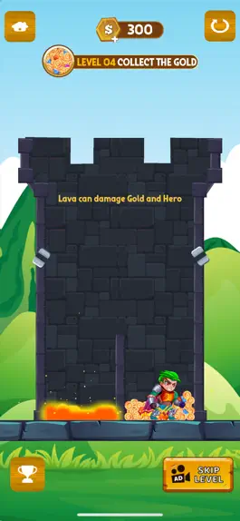 Game screenshot Герой-спасатель потяните булав hack