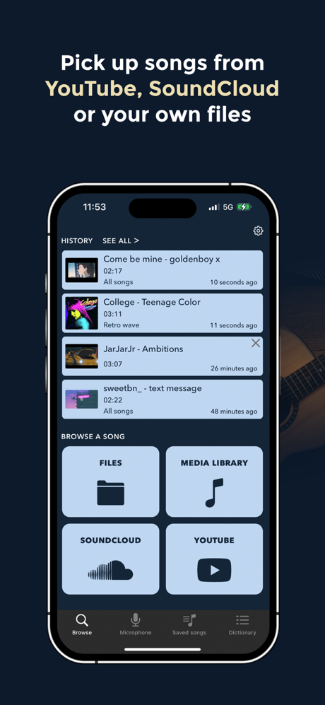 Chord ai - Play any song! screenshot 1