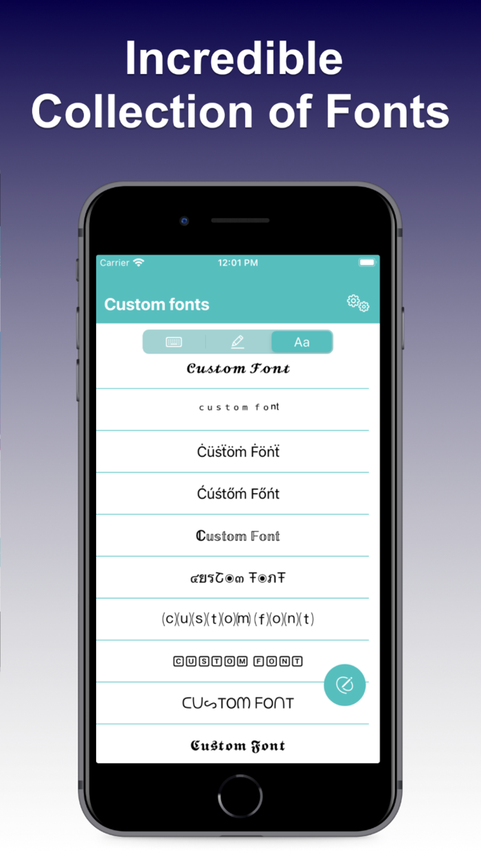 CYD Keyboards font changer