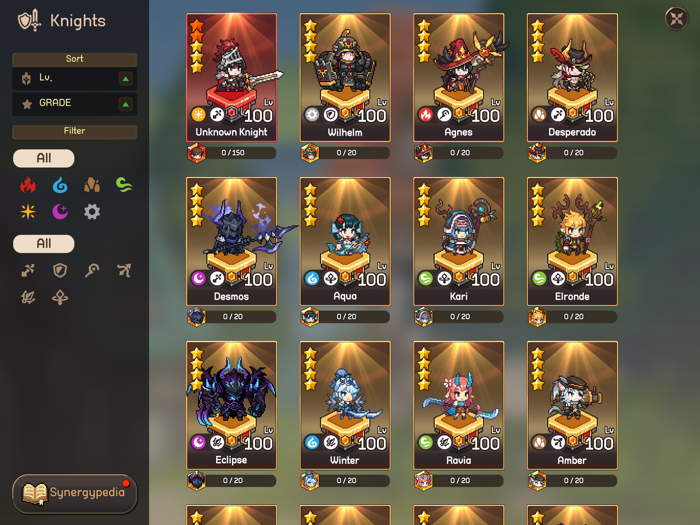 Unknown Knights Pixel RPG