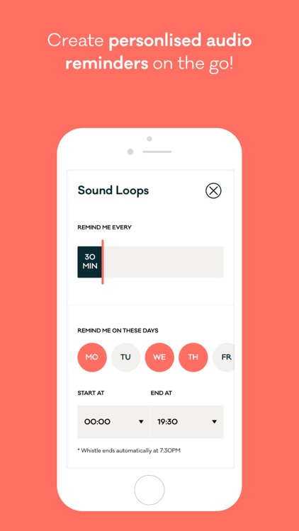 Fauna: Mindful audio reminders