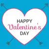 Valentines Day stickers emoji delete, cancel