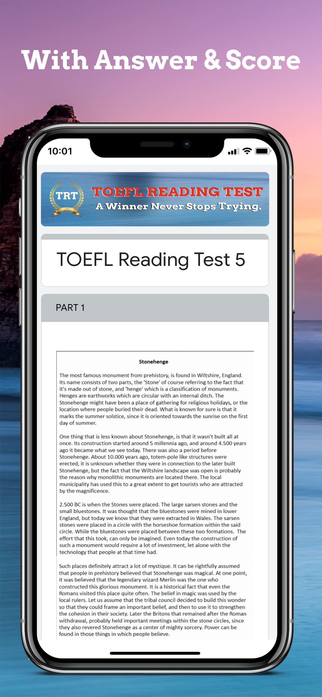 EZ Test - TOEFL® Reading