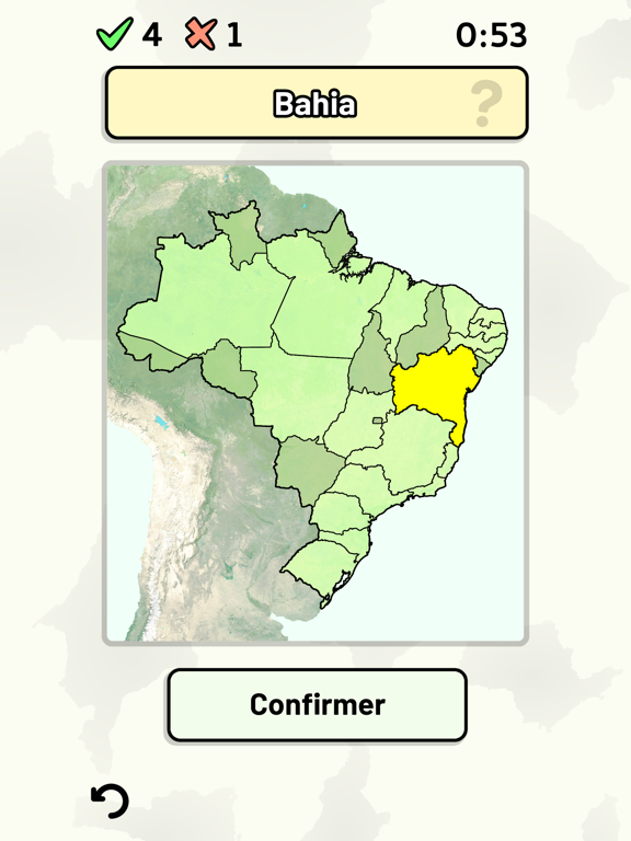 Screenshot #5 pour États du Brésil - Quiz