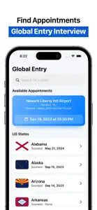 Global Entry Appointment screenshot #1 for iPhone