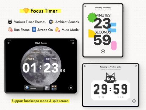 iHour - Focus Time Trackerのおすすめ画像3