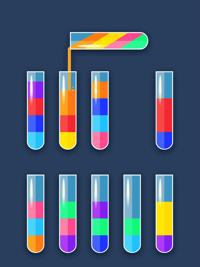 Water Color SortBottle Game