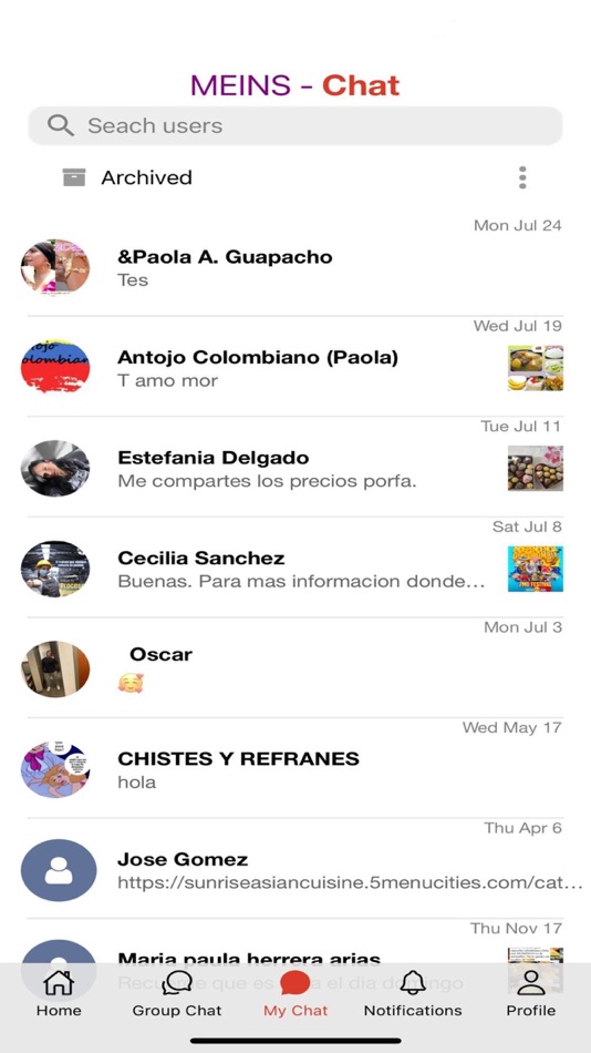 #8. MEINS: Your local network (iOS) Podle: MEINS Ltd.