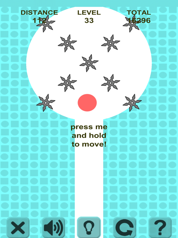 Follow the zigzag line classic iPad screenshot