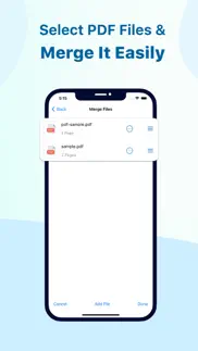 easily merge & spilt pdf file iphone screenshot 4