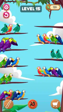 Game screenshot Bird Sort: Color Sorting Games mod apk