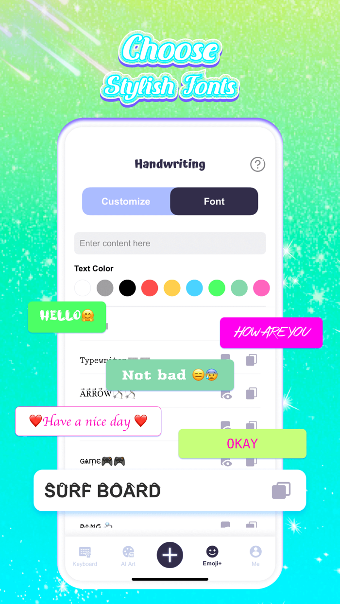 V Keyboard - DIY Themes Fonts
