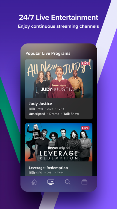 Amazon Freevee: Movies/Live TV Screenshot