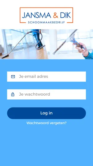 Jansma & Dik registratie screenshot 1